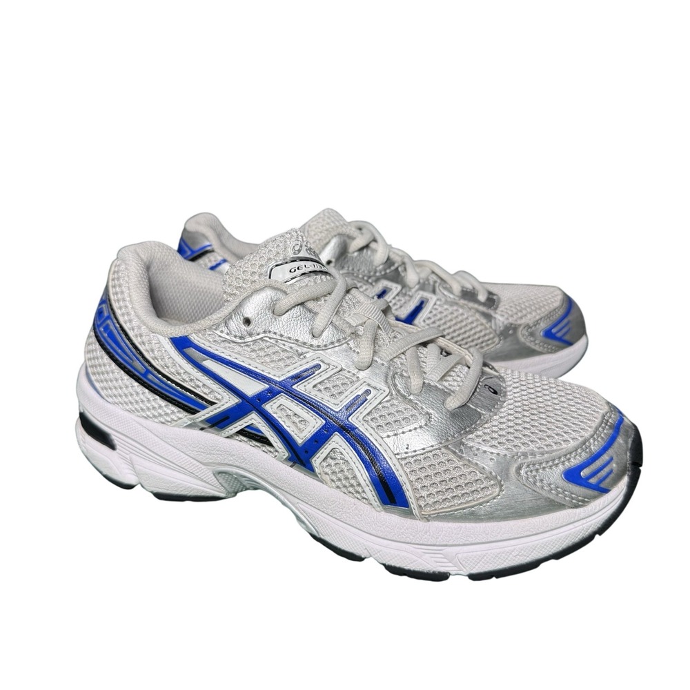 Asics Gel-1130 Silver Blue 1204A169-102 Gradeschool Kids Size 5Y Sneakers